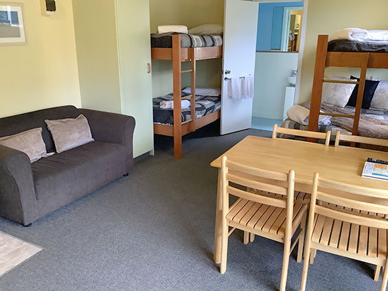 Self-contained Motel Unit dining table